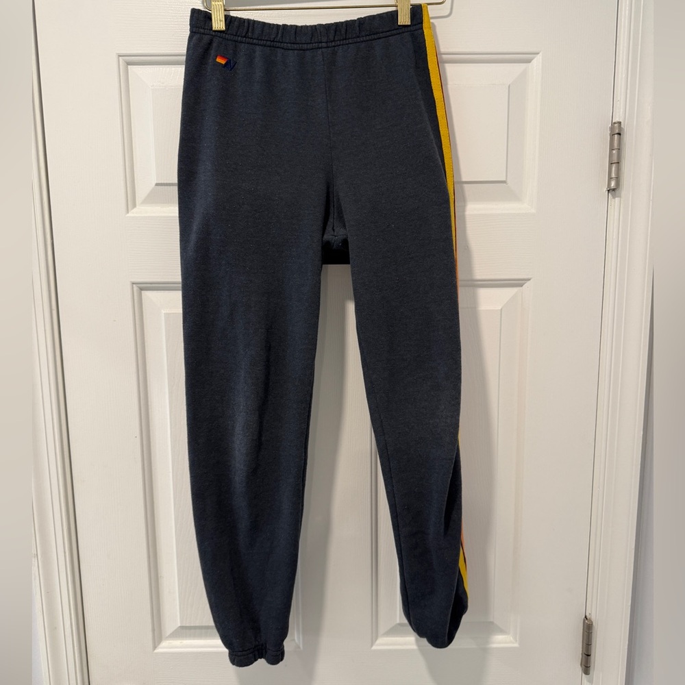 Aviator Nation Girls Joggers Sweatpants Navy Size 14